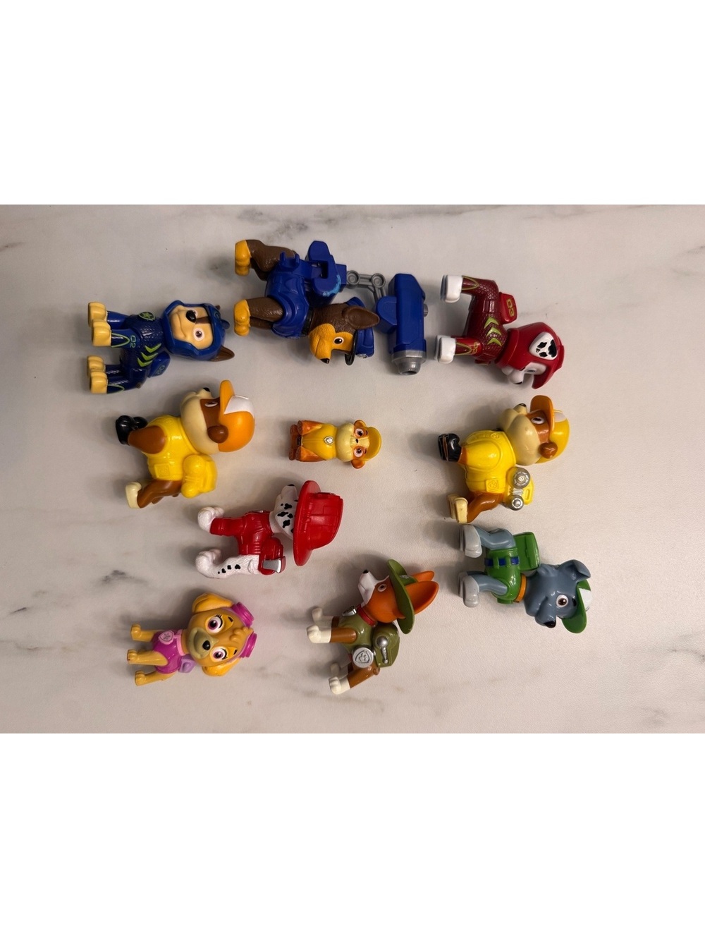 Set of 10 Paw Patrol Mini Action Figures